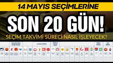 14 Mayıs seçimlerine son 20 gün!
