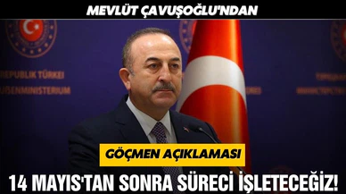 Çavuşoğlu'ndan göçmen açıklaması