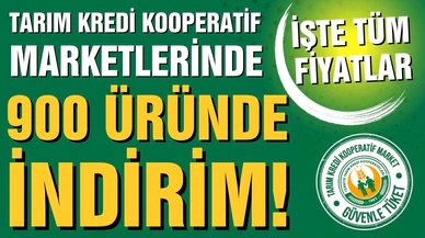 Tarım Kredi Kooperatif Market'te yeni indirimler!