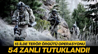 Ankara merkezli 15 ilde FETÖ ve PKK/KCK'ya yönelik operasyon