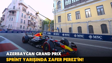 Sprint yarışında zafer Perez'in!