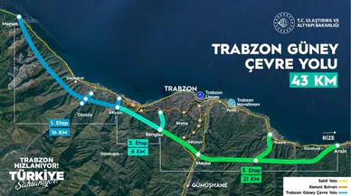 Trabzon Güney Çevre Yolu'nun temeli 1 Mayıs'ta atılacak