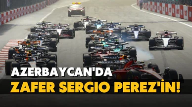 Azerbaycan'da zafer Sergio Perez'in!