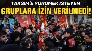İstanbul'da 1 Mayıs'ta yürümek isteyen gruplara izin verilmedi!
