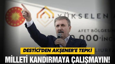 Mustafa Destici'den Meral Akşener'e tepki!