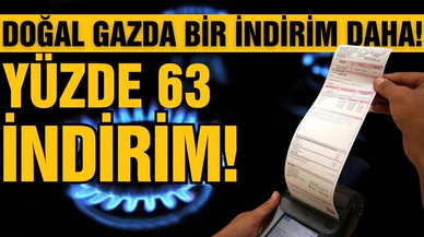 BOTAŞ'tan doğal gazda indirim müjdesi!
