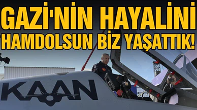 Erdoğan: Gazi'nin hayalini hamdolsun biz yaşattık