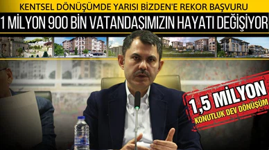Bakan Kurum: 1 milyon 900 bin vatandaşımızın hayatı değişiyor