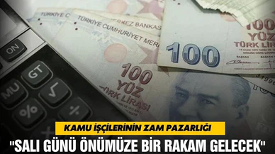 Kamu işçilerinin zam pazarlığı