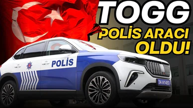 Türkiye'deki Togg marka ilk polis aracı hizmete girdi
