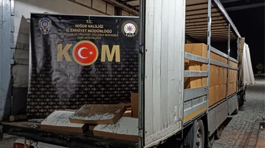 Niğde'de 6 milyon 750 bin makaron ele geçirildi!