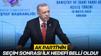 AK Parti'nin seçim sonrası ilk hedefi belli oldu!