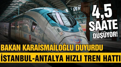 İstanbul-Antalya arası hızlı tren hattı projesi!