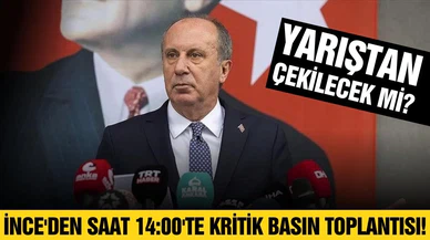 Muharrem İnce'den kritik basın toplantısı! Yarıştan çekiliyor mu?