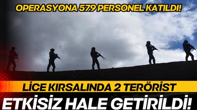 Lice kırsalında operasyon! 2 terörist öldürüldü
