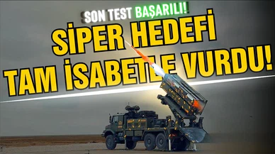 SİPER, hedefi tam isabetle vurdu