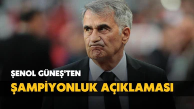 Şenol Güneş'ten şampiyonluk yarışı yorumu!