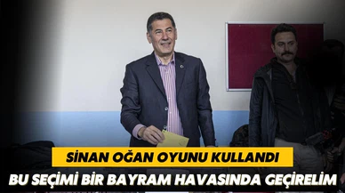 Cumhurbaşkanı adayı Sinan Oğan Ankara'da oyunu kullandı