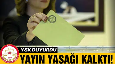 Yayın yasağı kalktı!