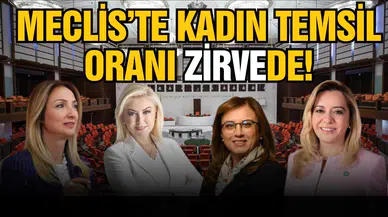 Meclis’te kadın temsil oranı zirvede!