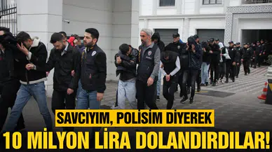 Telefonla aradıkları kişileri 10 milyon lira dolandırdılar!