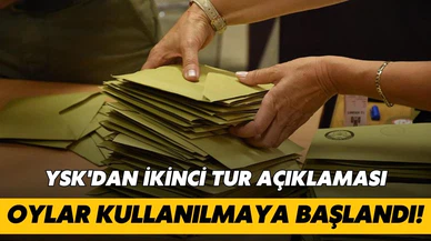 YSK'dan ikinci tur açıklaması!