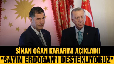 Sinan Oğan ikinci tur kararını açıkladı