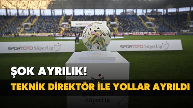 Ünlü teknik direktör ile yollar ayrıldı!