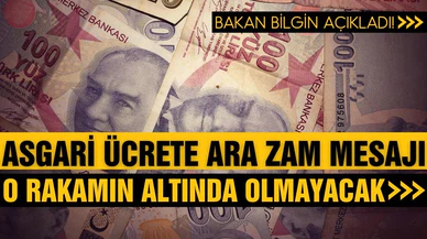 Asgari ücrete ara zam mesajı! O rakamı işaret etti!