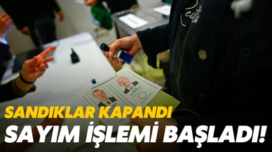 Oy verme işlemleri tamamlandı!