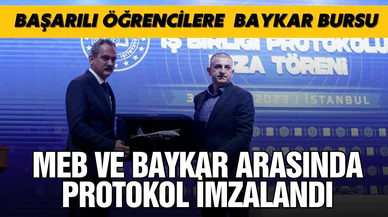 Başarılı öğrencilere "Baykar bursu"