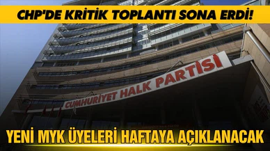 CHP'de kritik toplantı sona erdi!