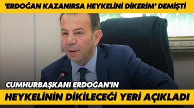 Bolu Belediye Başkanı, Erdoğan'ın heykelinin dikileceği yeri açıkladı