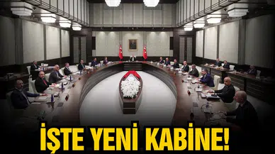 İşte yeni kabine!
