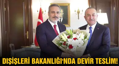 Çavuşoğlu, görevini Hakan Fidan'a devretti!