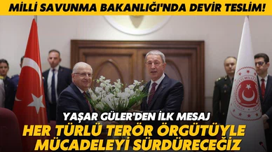 Milli Savunma Bakanlığı'nda devir teslim!