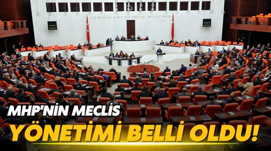 MHP'nin Meclis yönetimi belli oldu!