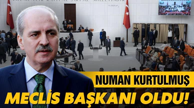 Numan Kurtulmuş TBMM Başkanlığı'na seçildi