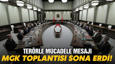 MGK toplantısı sona erdi!