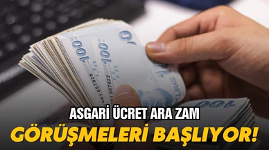 Asgari ücret görüşmeleri başlıyor!