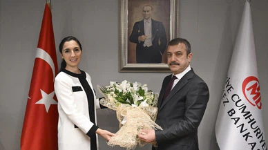 TCMB Başkanı Erkan, görevi Kavcıoğlu'ndan devraldı