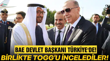 Cumhurbaşkanı Erdoğan, BAE Lideri Al Nahyan ile görüştü
