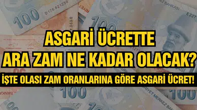 Asgari ücret ne kadar olacak?