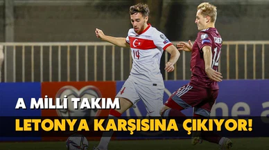 A Milli Takım Letonya karşısında!