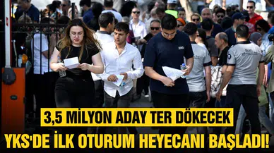 YKS'nin ilk oturumu Temel Yeterlilik Testi başladı