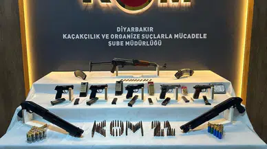 Diyarbakır'da bir eğlence mekanında silah ve mühimmat bulundu!