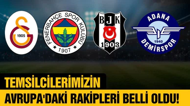 Temsilcilerimizin Avrupa'daki rakipleri belli oldu!