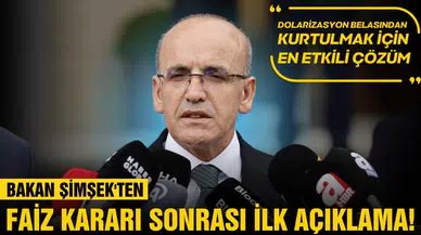 TCMB'nin faiz kararı sonrası Bakan Şimşek'ten ilk açıklama