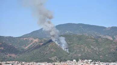 Marmaris'te orman yangını başladı