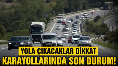 Kara yollarında son durum!